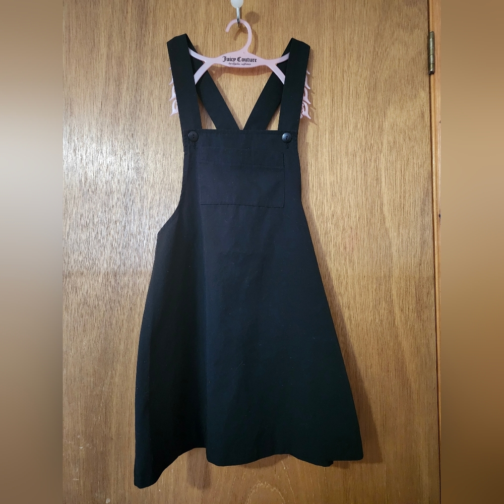 Black Overall Dress